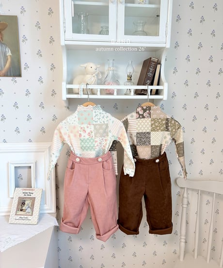 6[予約]ohho pepper bijou pintuck pants