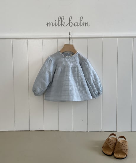 7[予約]milkbalm jude blouse