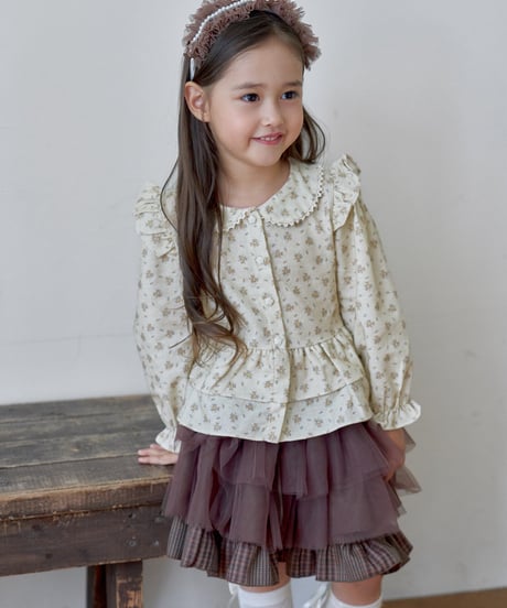 15[予約]marron french blouse(XS-L)