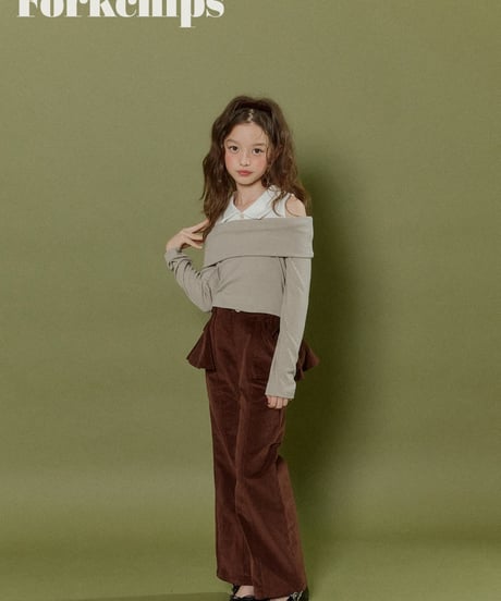 26[予約]FORKCHIPS muffin flare pants