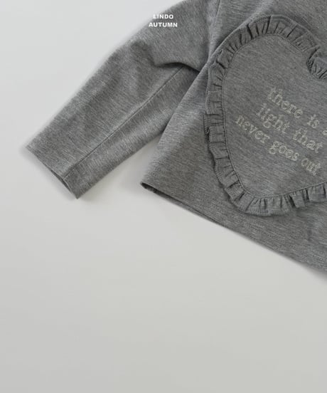 15[予約]LINDO heart fril tee