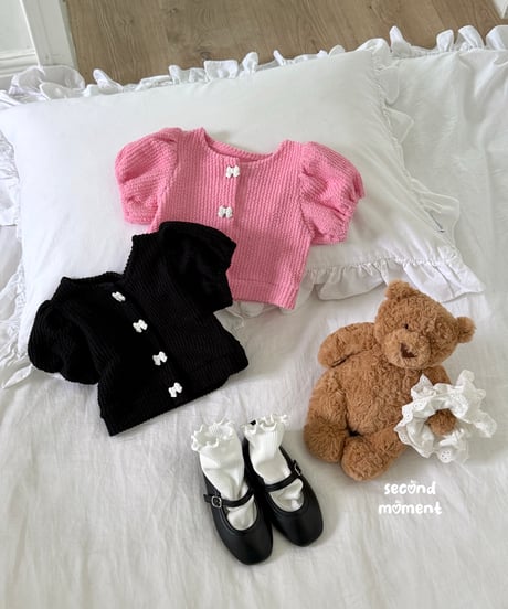 40[予約]second moment puff cardigan