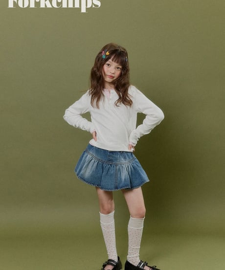 15[予約]FORKCHIPS peach snap t-shirt