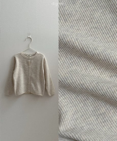 10[予約]digreen olive cardigan