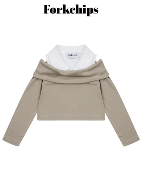 11[予約]FORKCHIPS maple shoulder t-shirt