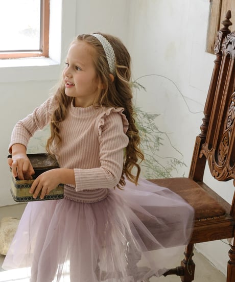12[予約]FLO moen tulle skirt leggings