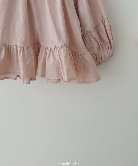 12[予約]aladin puff shirring blouse