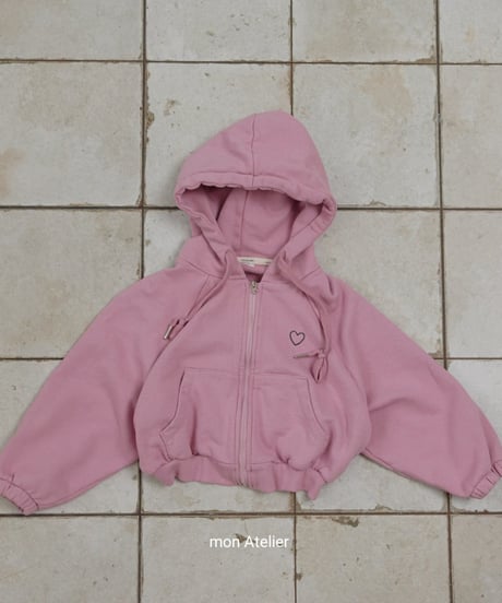 11[予約]mon Atelier love zip up