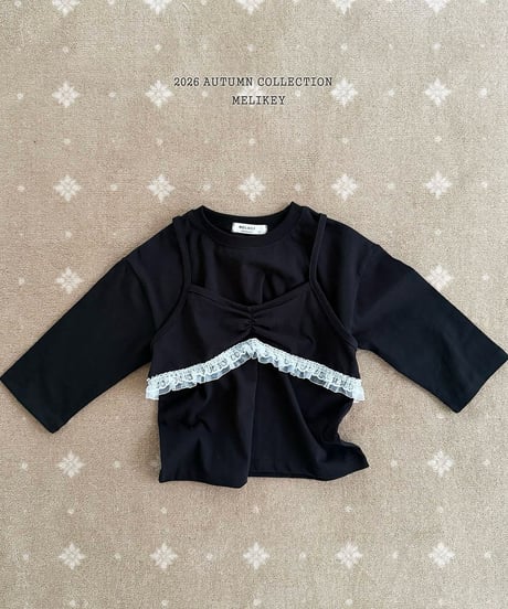 10[予約]melikey layered t
