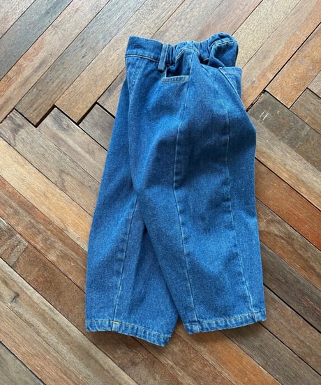 22[予約]mon Atelier barrel denim pants