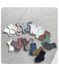 51[予約]nunubiel rib socks