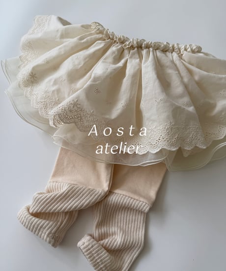 19[予約]Aosta lace skirt