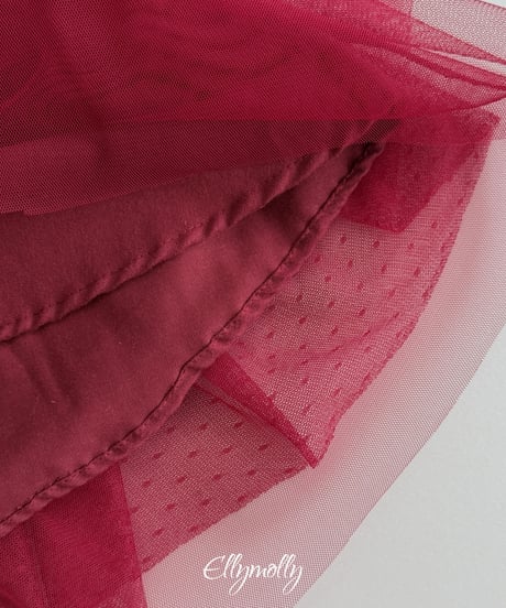 44[予約]ELLYMOLLY solarsha skirt