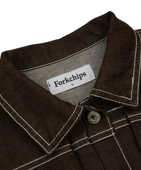 2[予約]FORKCHIPS union denim jacket