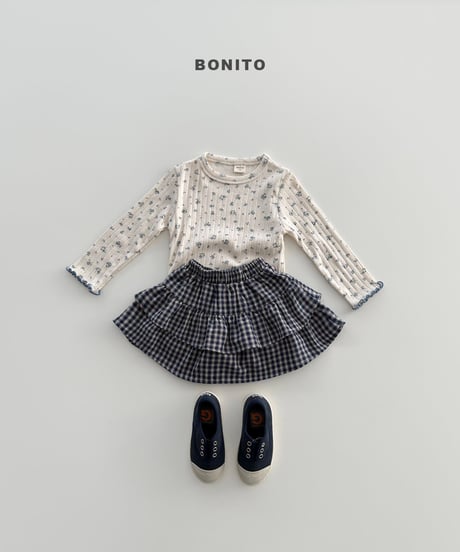 56[予約]bonito eyelet tee