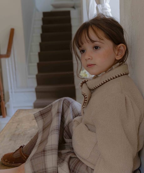 55[予約]OREN manon knit ribbon cardigan