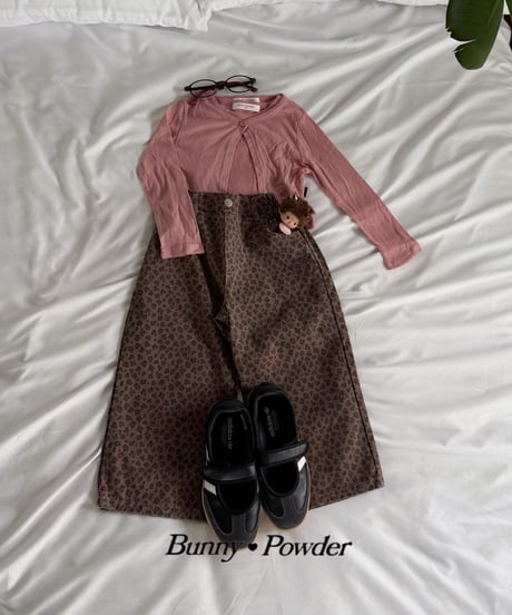 15[予約]bunny powder tencel cardigan