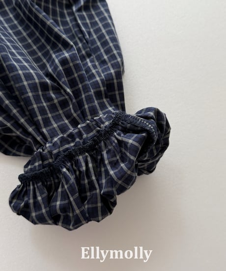 52[予約]ELLYMOLLY autumn grid balloon pants