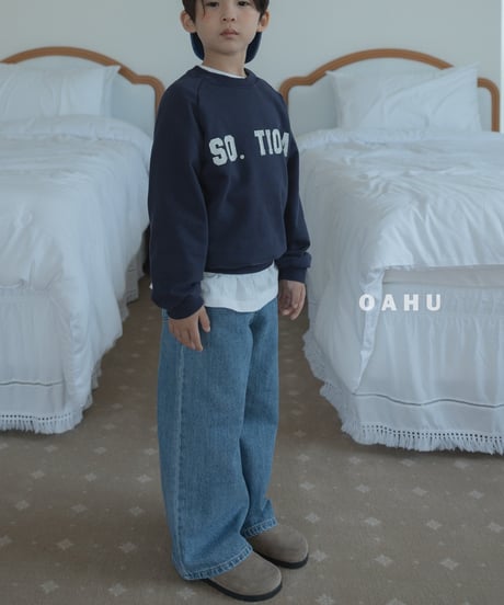 13[予約]oahu 501 wide denim pants