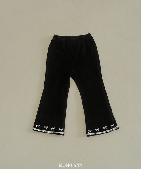 19[予約]momoann ribbon bootcut