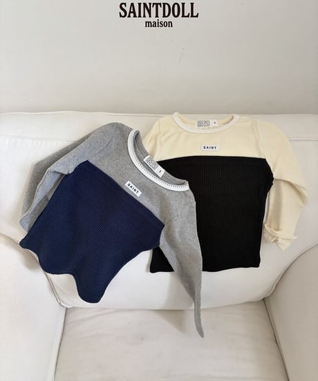 7[予約]saintdoll color block t