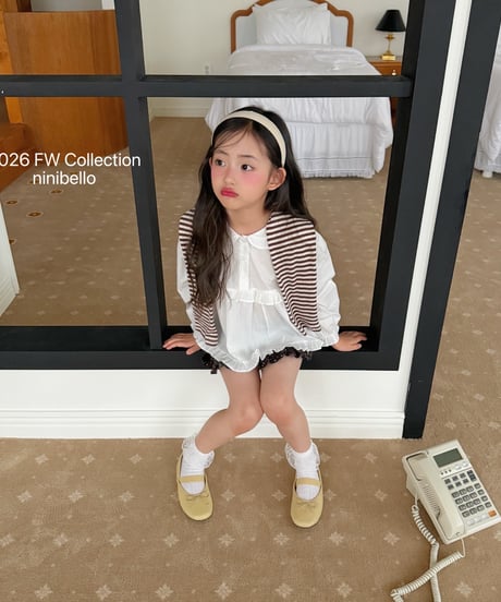 43[予約]ninibello wendy collar blouse