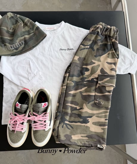 77[予約]bunny powder camo waffle beanie