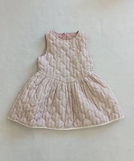 77[予約]aiai rosy quilted volume dress