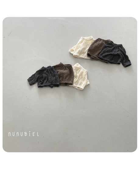 13[予約]nunubiel bebe crack blouse