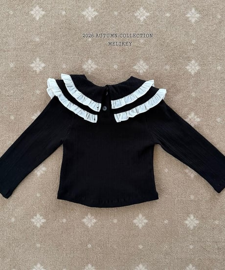 15[予約]melikey double collar t