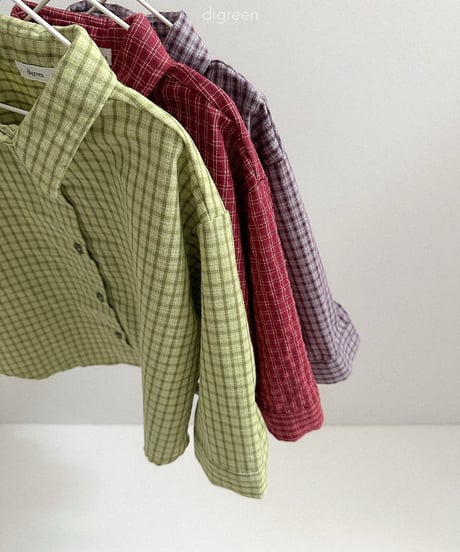 43[予約]digreen picnic check shirt