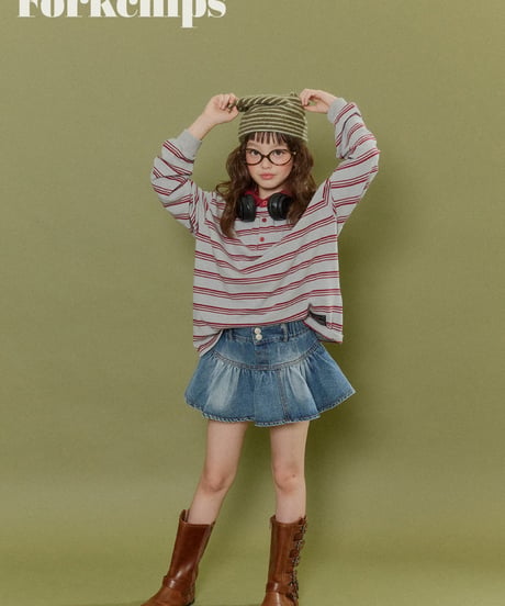 9[予約]FORKCHIPS dusty collar t