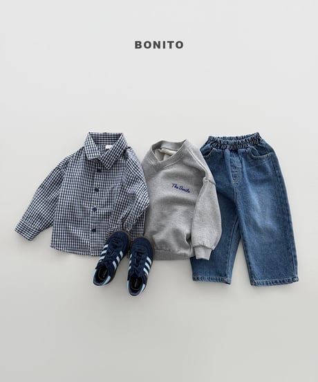 47[予約]bonito check shirt