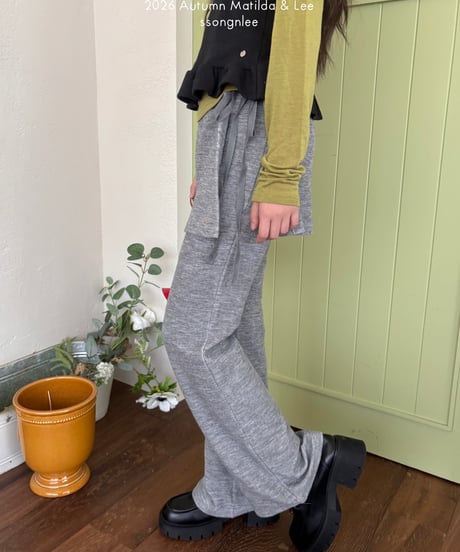 51[予約]matilda&lee layered skirt pants