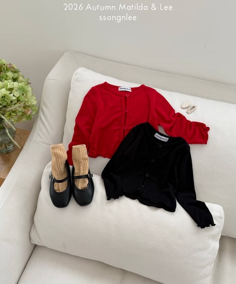 79[予約]matilda&lee button cardigan