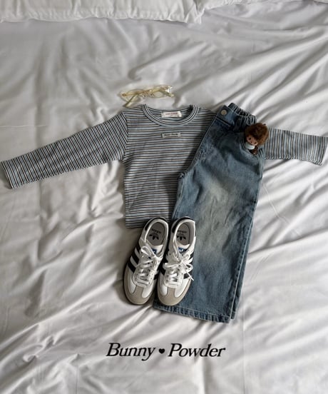 46[予約]bunny powder cortis denim pants