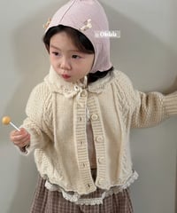 18[予約]ololala soso cable knit cardigan