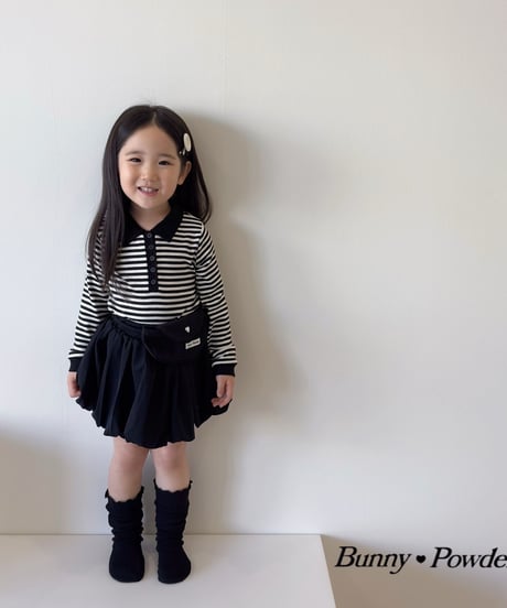 37[予約]bunny powder woni collar tee
