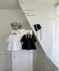 10[予約]monbebe satin pintuck baby ops