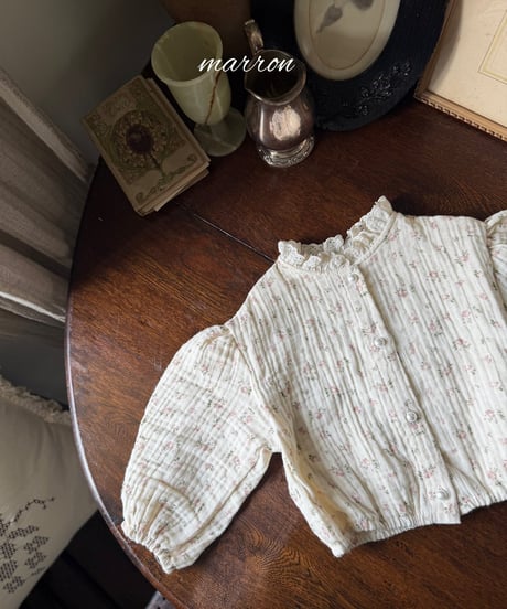 41[予約]marron bebe mary cardigan(6-18m)