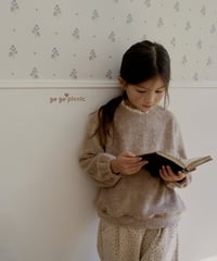 4[予約]go go picnic pompom knit mtm