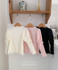 14[予約]petit&petit mellow rib t