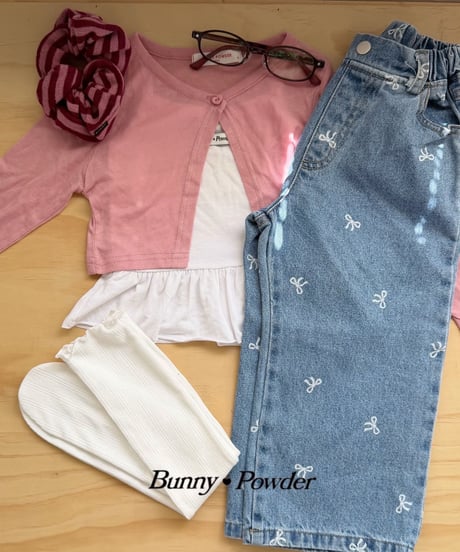12[予約]bunny powder layered camisole