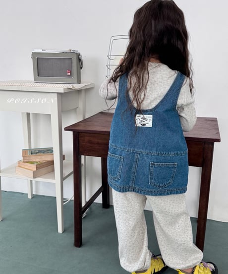 4[予約]poisson denim dress