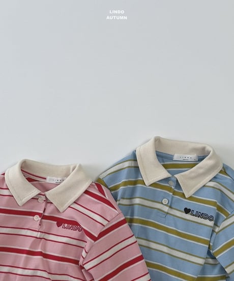 10[予約]LINDO embroidered polo shirt
