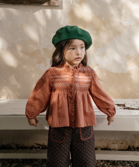 2[予約]OREN merci smoke blouse