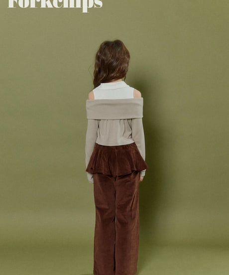 11[予約]FORKCHIPS maple shoulder t-shirt
