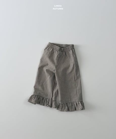 22[予約]LINDO sweet plaid pants
