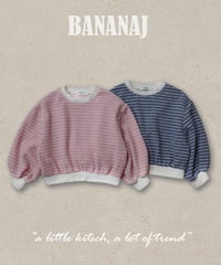 26[予約]BANANAJ knit striped mtm
