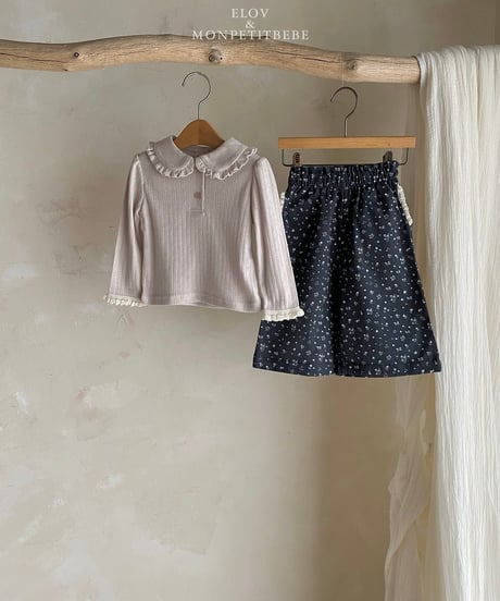 4[予約]elov&monpetitbebe ruby floral pants